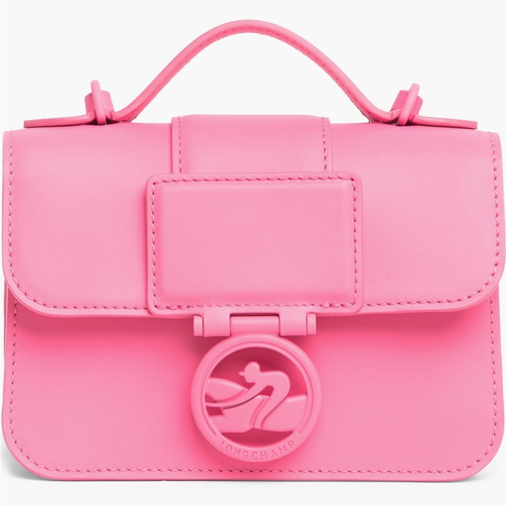 Longchamp Small Boxtrot Colors Leather Crossbody Bag in Candy #10174HBWP73 NWT